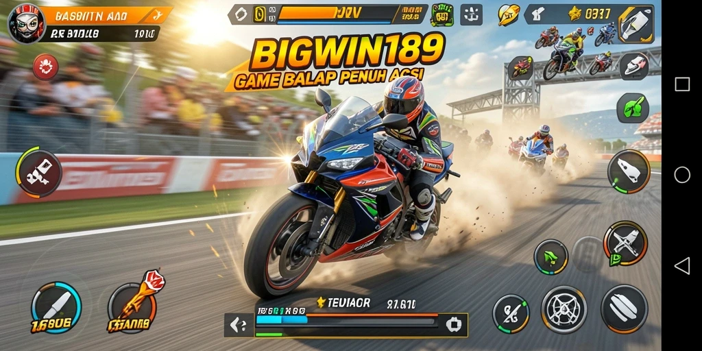 Tampilan gameplay yang mendebarkan dalam BIGWIN189.
