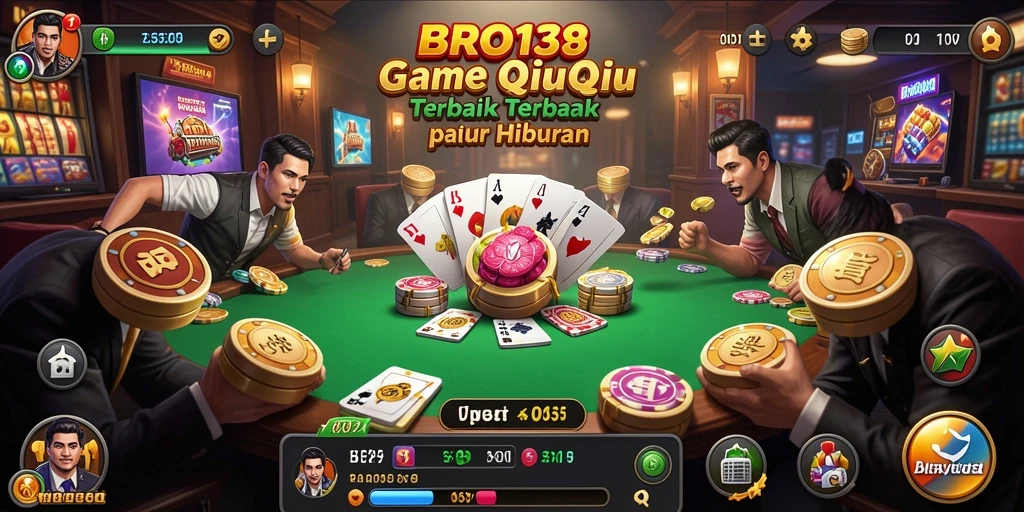 Tampilan gameplay QiuQiu yang seru dan menantang.