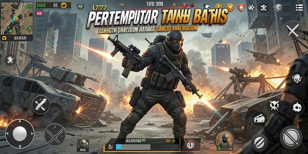 Tampilan gameplay L777 dengan aksi pertarungan yang intens.