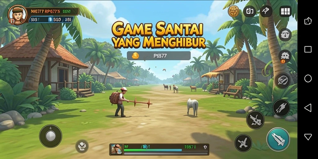 Tampilan gameplay RP6677 yang mengasyikkan dan penuh warna.