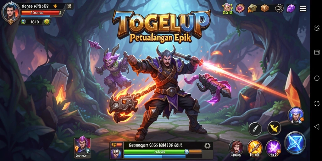 Tampilkan aksi seru dalam gameplay ARPG TOGELUP.